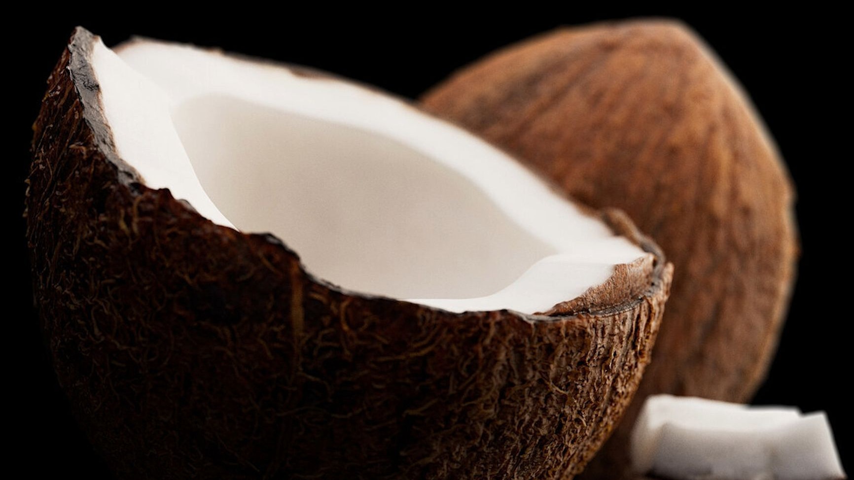 寫實水果椰子食物3d模型逼真熱帶水果椰子外殼果肉帶8k紋理貼圖